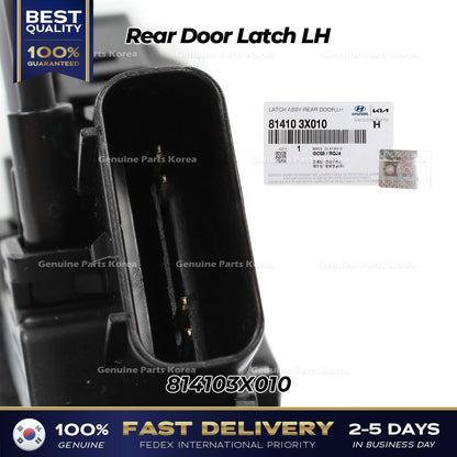 Genuine Rear Door Latch LH 814103X010 for Hyundai Elantra