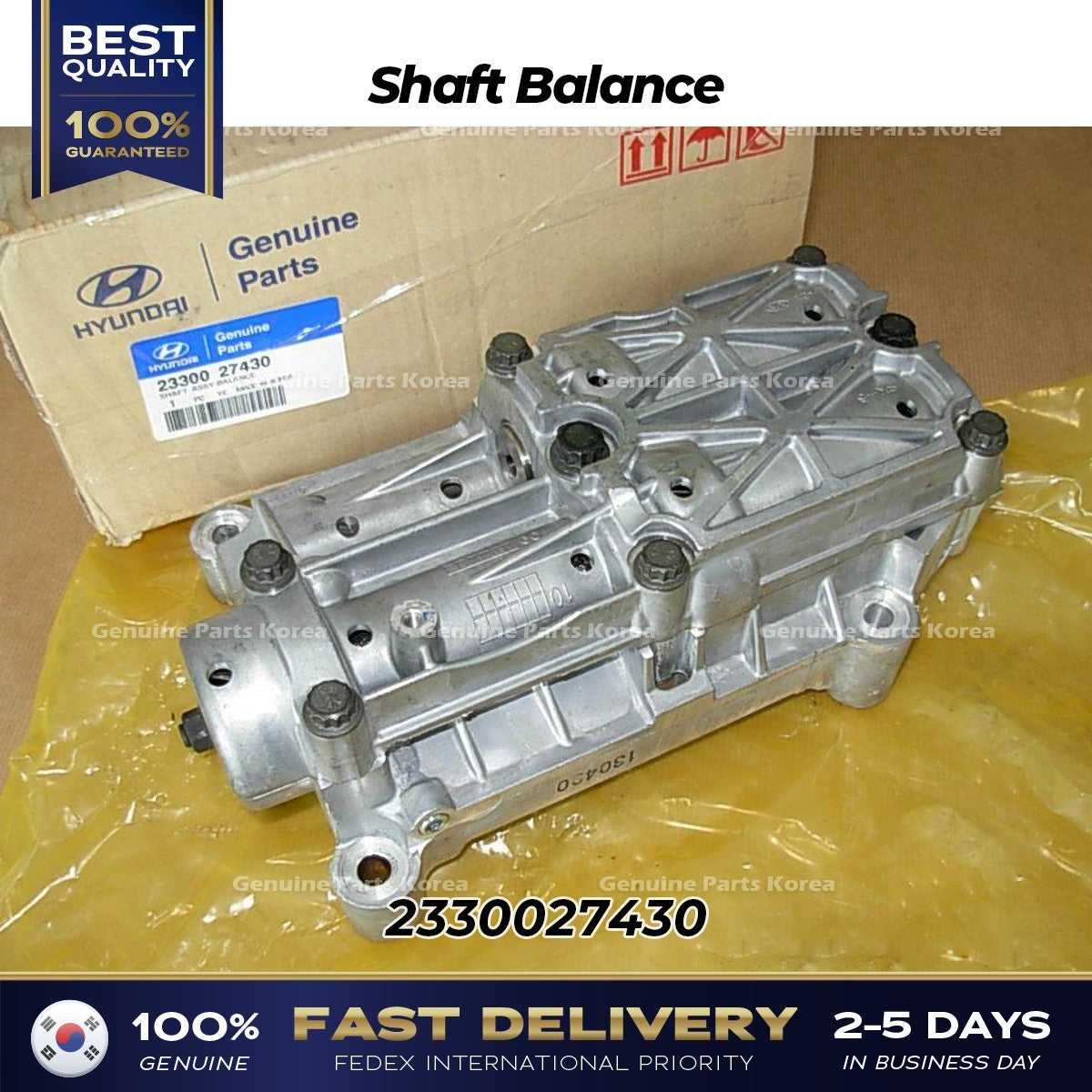 Genuine Shaft Balance 2330027430 for Hyundai Sonata Santa Fe
