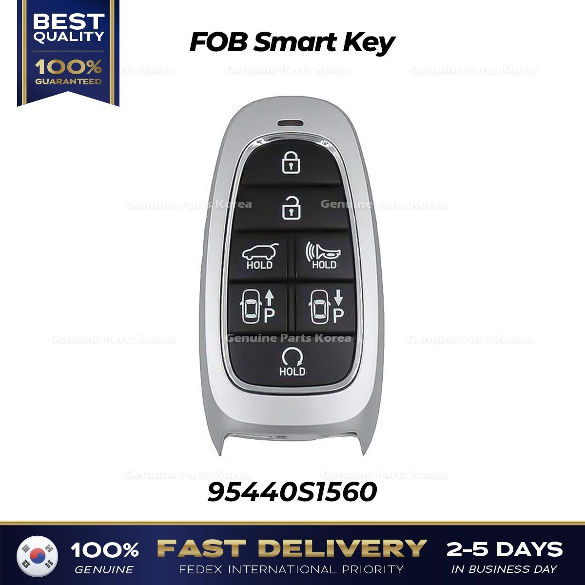 Genuine FOB Smart Key 95440S1560 for Hyundai Santa Fe