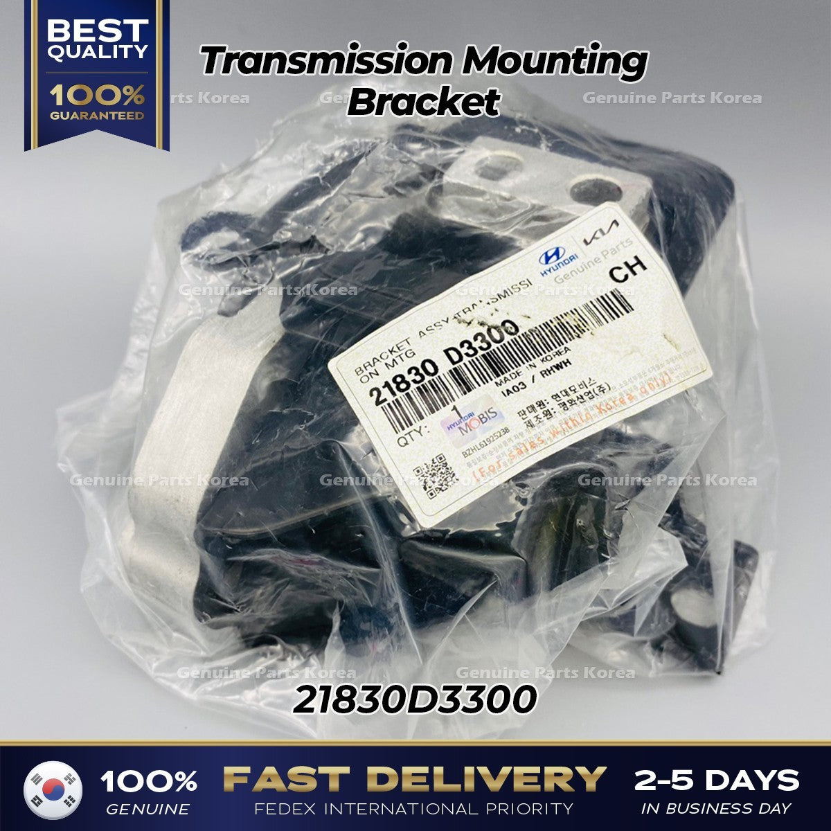 Genuine Transmission Mounting Bracket 21830D3300 for Hyundai Tuscon