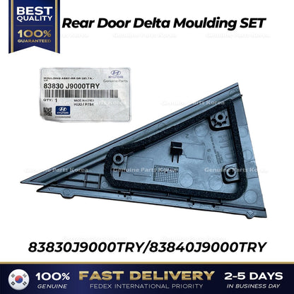 Genuine Rear Door Delta Moulding SET 83830J9000TRY 83840J9000TRY for Kona