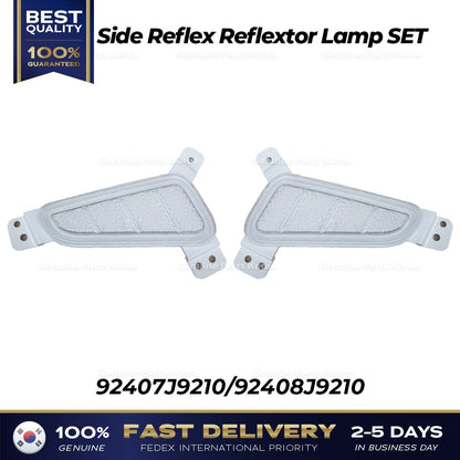 Genuine Side Reflex Reflextor Lamp SET 92407J9210 92408J9210 for Hyundai Kona