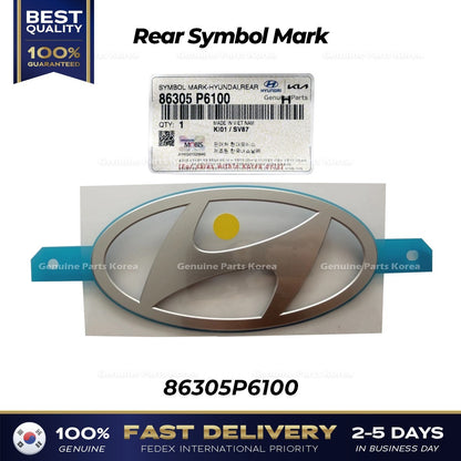 Genuine Rear Symbol Mark 86305P6100 for Hyundai Santa Fe