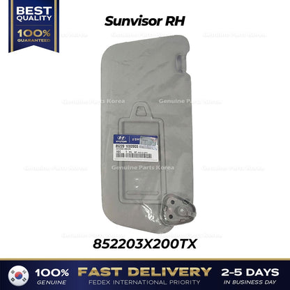 Genuine Sunvisor RH 852203X200TX for Hyundai Elantra