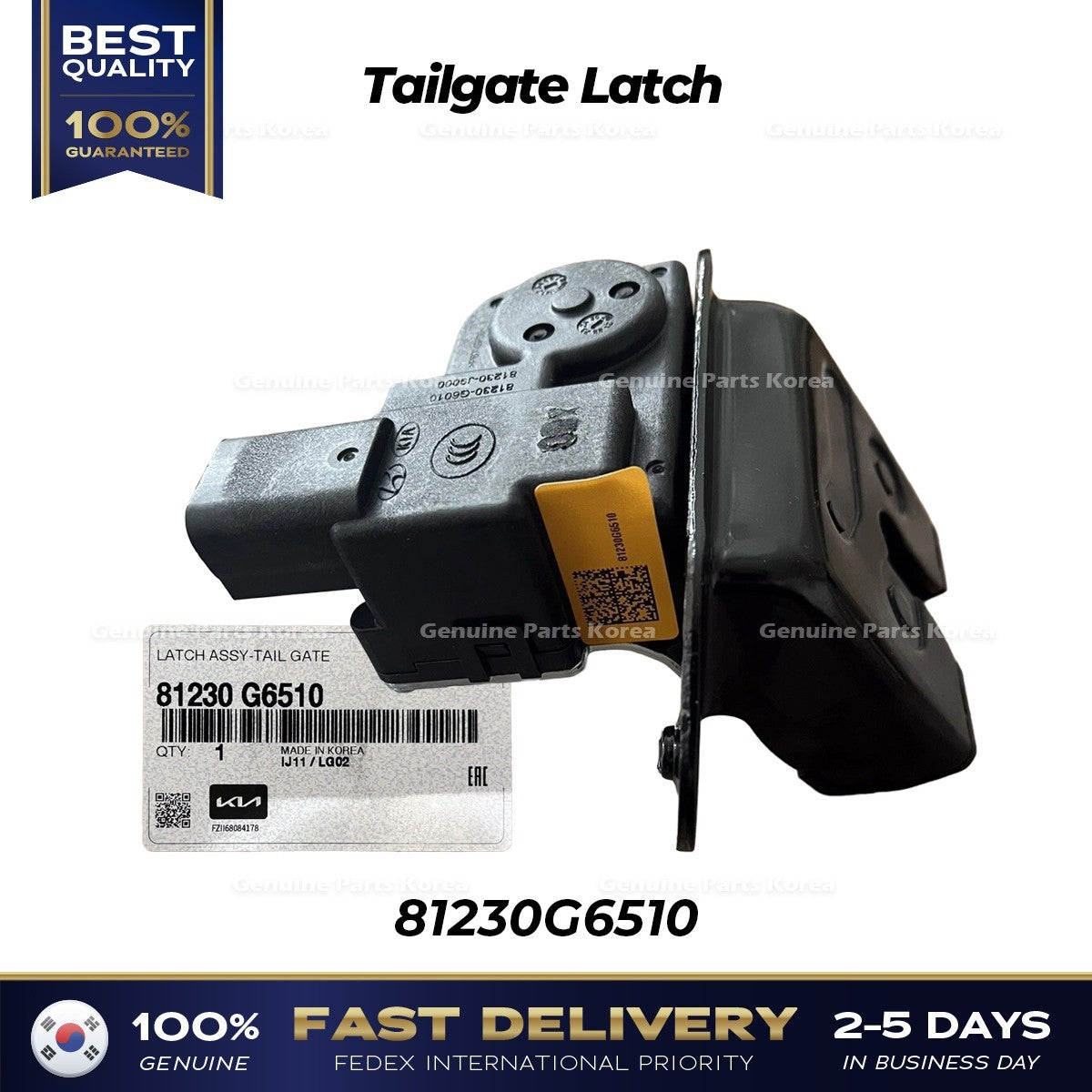 Genuine Tailgate Latch 81230G6510 for Kia Picanto Rio
