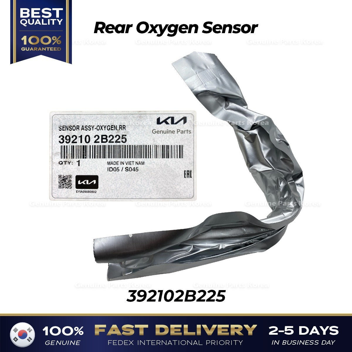 Genuine Rear Oxygen Sensor 392102B225 for Kia Soul