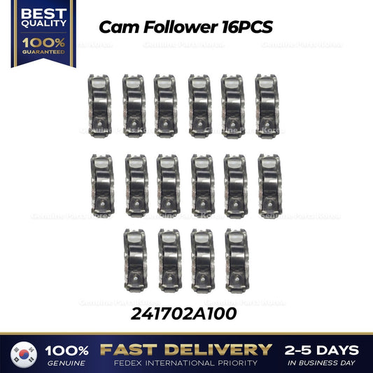 Genuine Cam Follower 16PCS 241702A100 for Hyundai Accent