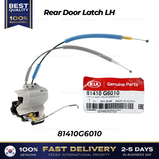 Genuine Rear Door Latch LH 81410G6010 for Kia Picanto