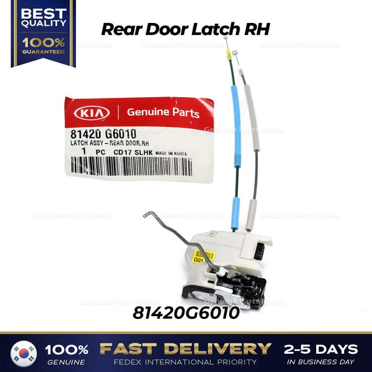 Genuine Rear Door Latch RH 81420G6010 for Kia Picanto