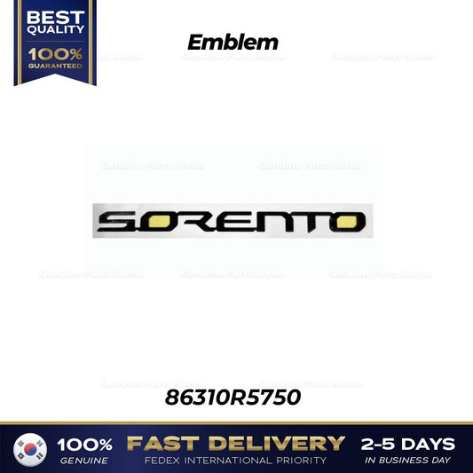 Genuine Emblem 86310R5750 for Kia Sorento