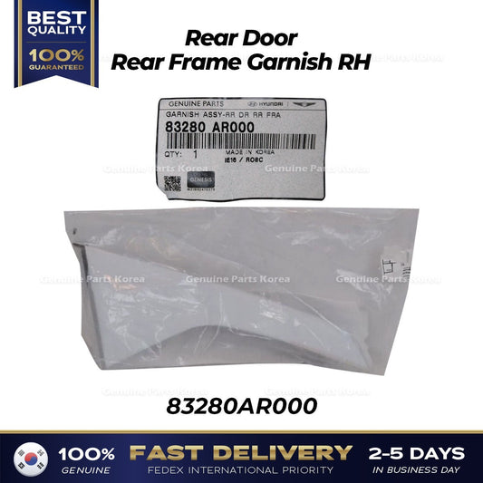 Genuine Rear Door Rear Frame Garnish RH 83280AR000 for Hyundai Genesis GV70