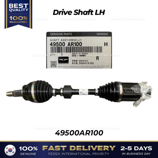Genuine Drive Shaft LH 49500AR100 for Hyundai Genesis GV70