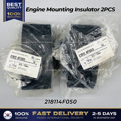 Genuine Engine Mounting Insulator 2PCS 218114F050 for Hyundai H100