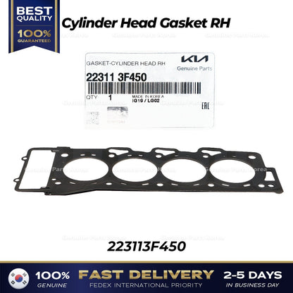 Genuine Cylinder Head Gasket RH 223113F450 for Hyundai Genesis G80 G90