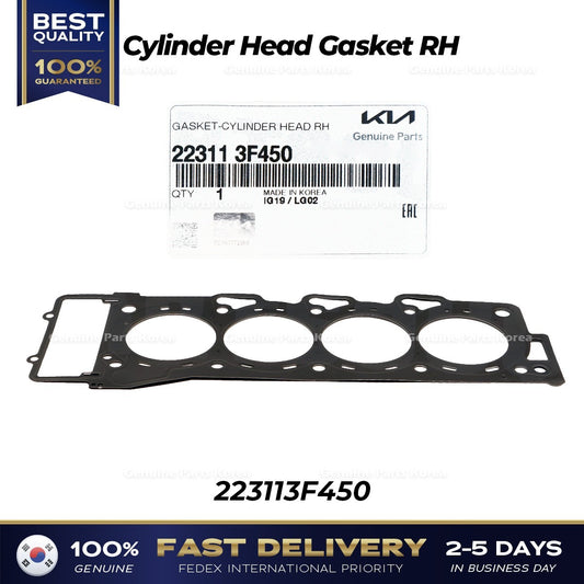 Genuine Cylinder Head Gasket RH 223113F450 for Hyundai Genesis G80 G90