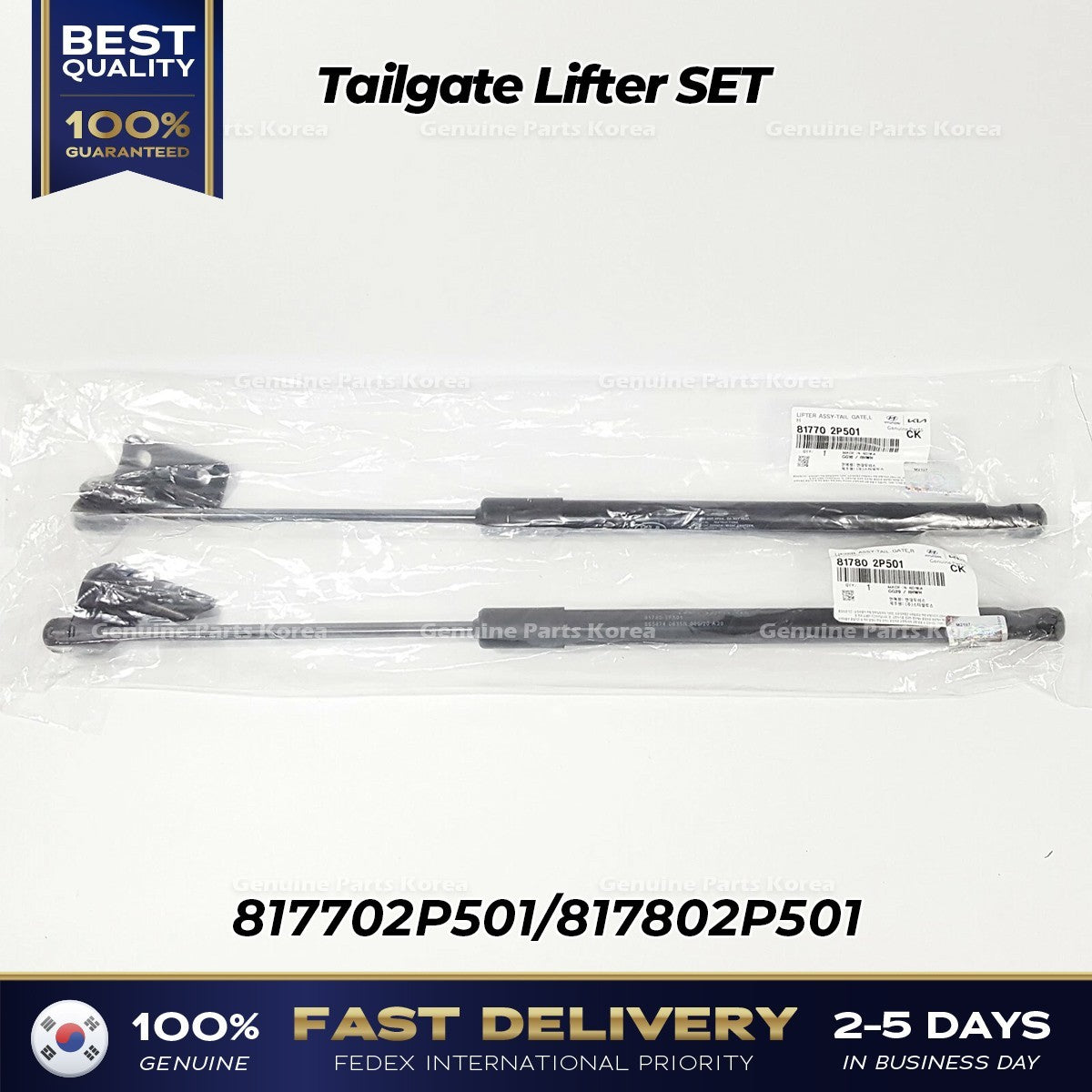 Genuine Tailgate Lifter SET 817702P501 817802P501 for Kia Sorento