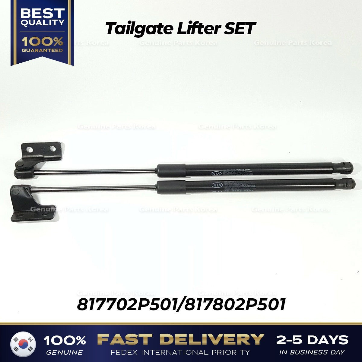 Genuine Tailgate Lifter SET 817702P501 817802P501 for Kia Sorento