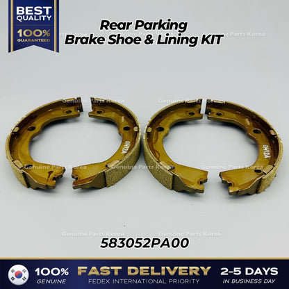 Genuine Rear Parking Brake Shoe & Lining KIT 583052PA00 for Hyundai Santa Fe