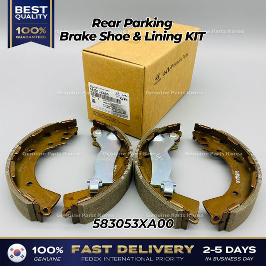 Genuine Rear Parking Brake Shoe & Lining KIT 583053XA00 for Hyundai Accent