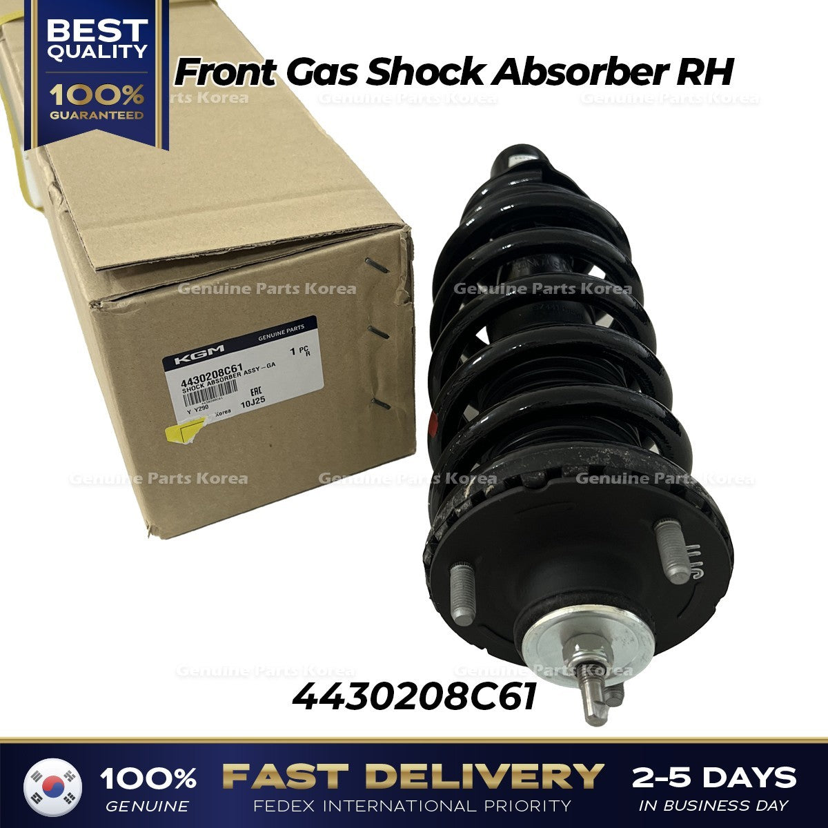 Genuine Front Gas Shock Absorber RH 4430208C61 for Ssangyong Rexton