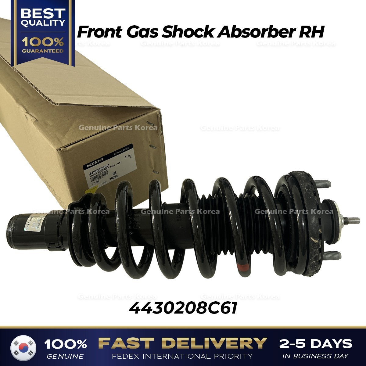 Genuine Front Gas Shock Absorber RH 4430208C61 for Ssangyong Rexton