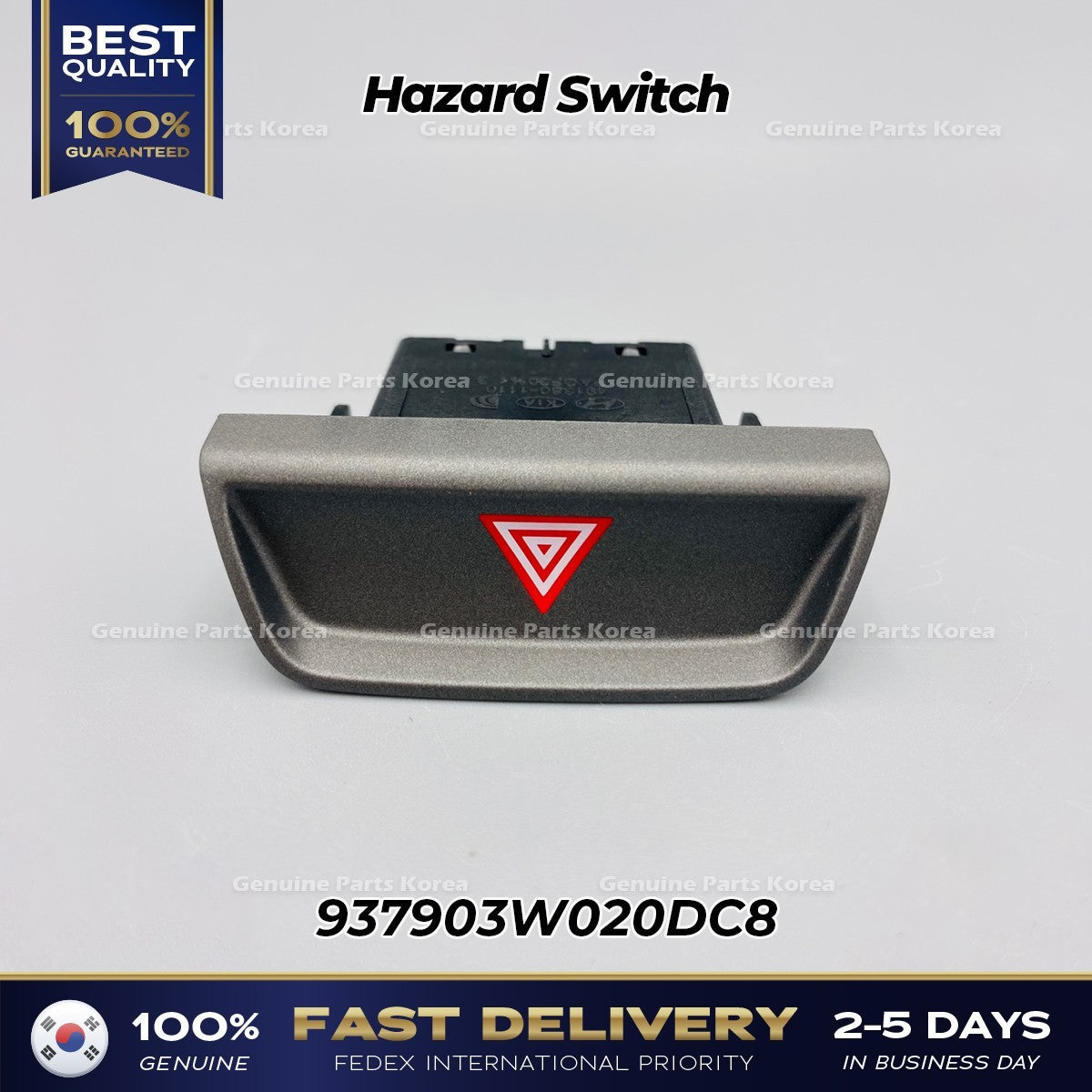 Genuine Hazard Switch 937903W020DC8 for Kia Sportage