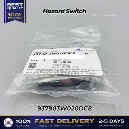 Genuine Hazard Switch 937903W020DC8 for Kia Sportage