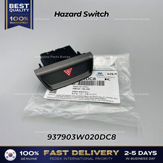 Genuine Hazard Switch 937903W020DC8 for Kia Sportage