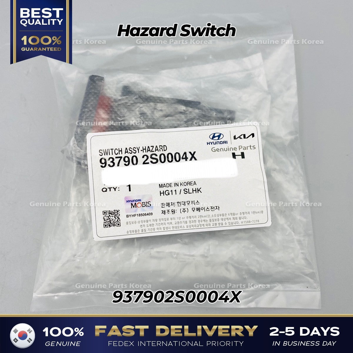 Genuine Hazard Switch 937902S0004X for Hyundai Tucson