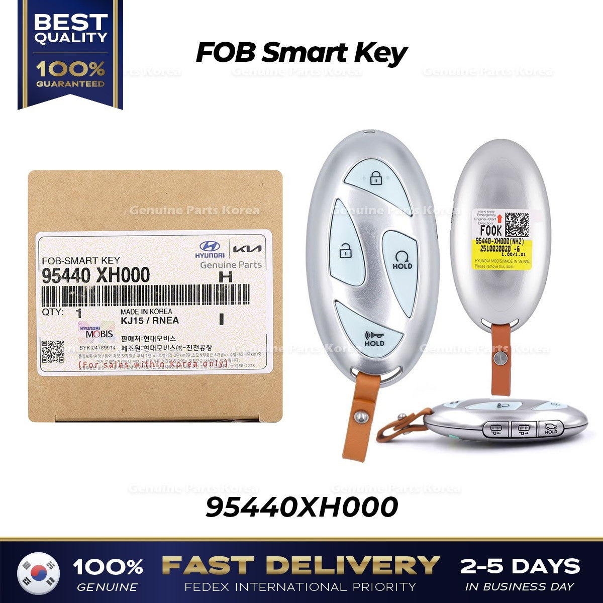 Genuine FOB Smart Key 95440XH000 for Hyundai Nexo