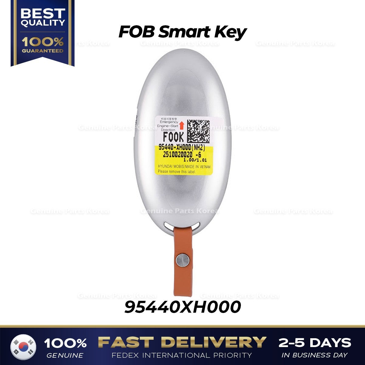 Genuine FOB Smart Key 95440XH000 for Hyundai Nexo