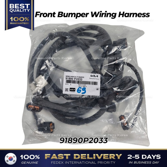 Genuine Front Bumper Wiring Harness 91890P2033 for Kia Sorento