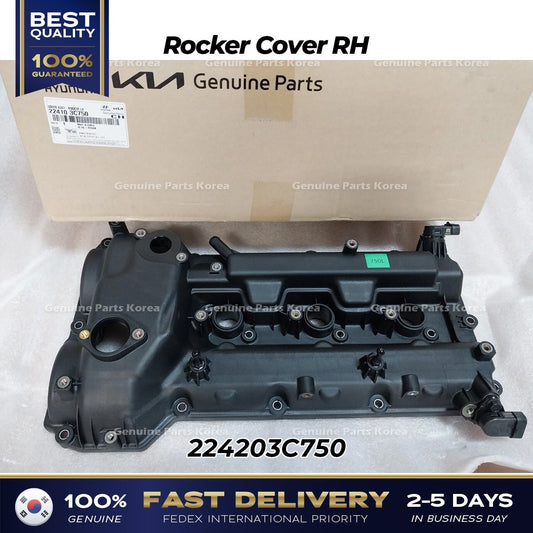 Genuine Rocker Cover RH 224203C750 for Hyundai Genesis Kia Borrego