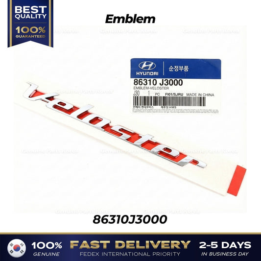 Genuine Emblem 86310J3000 for Hyundai Veloster