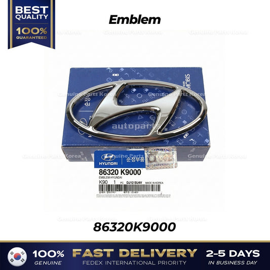 Genuine Emblem 86320K9000 for Hyundai Veloster N