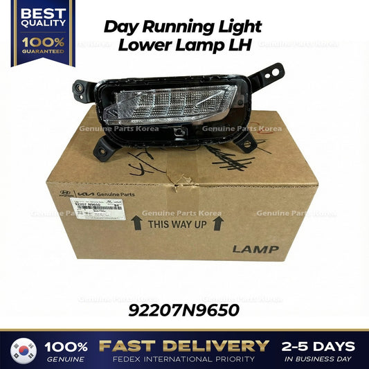Genuine Day Running Light Lower Lamp LH 92207N9650 for Hyundai Tucson