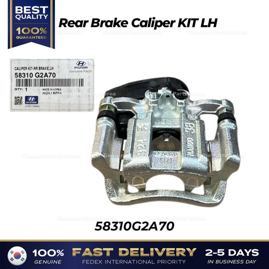 Genuine Rear Brake Caliper KIT LH 58310G2A70 for Hyundai Ioniq Kia Niro