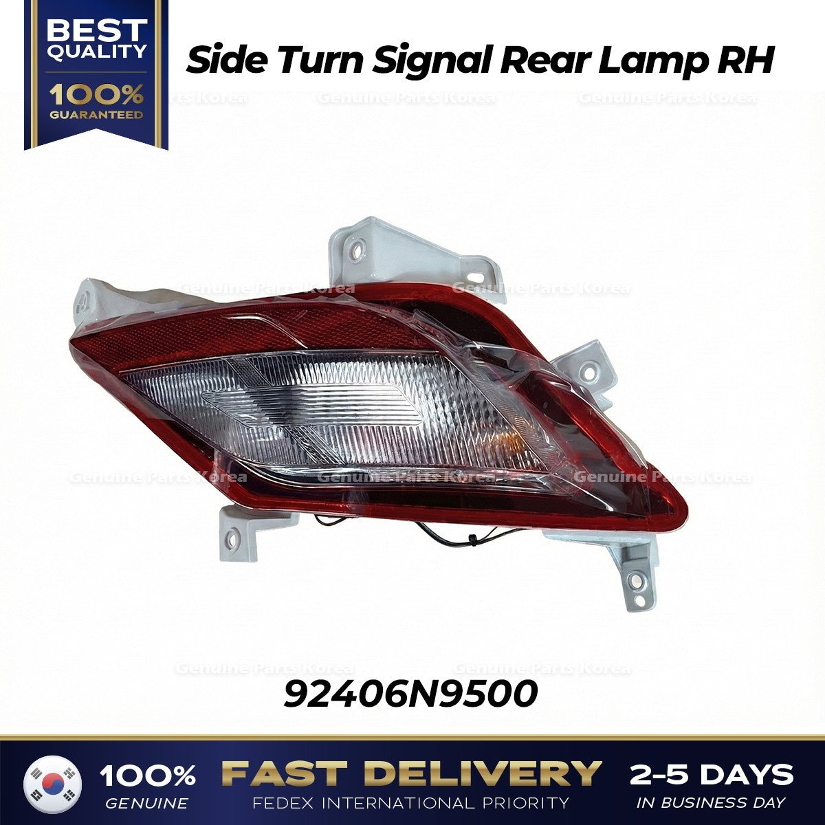 Genuine Side Turn Signal Rear Lamp RH 92406N9500 for Hyundai Tucson