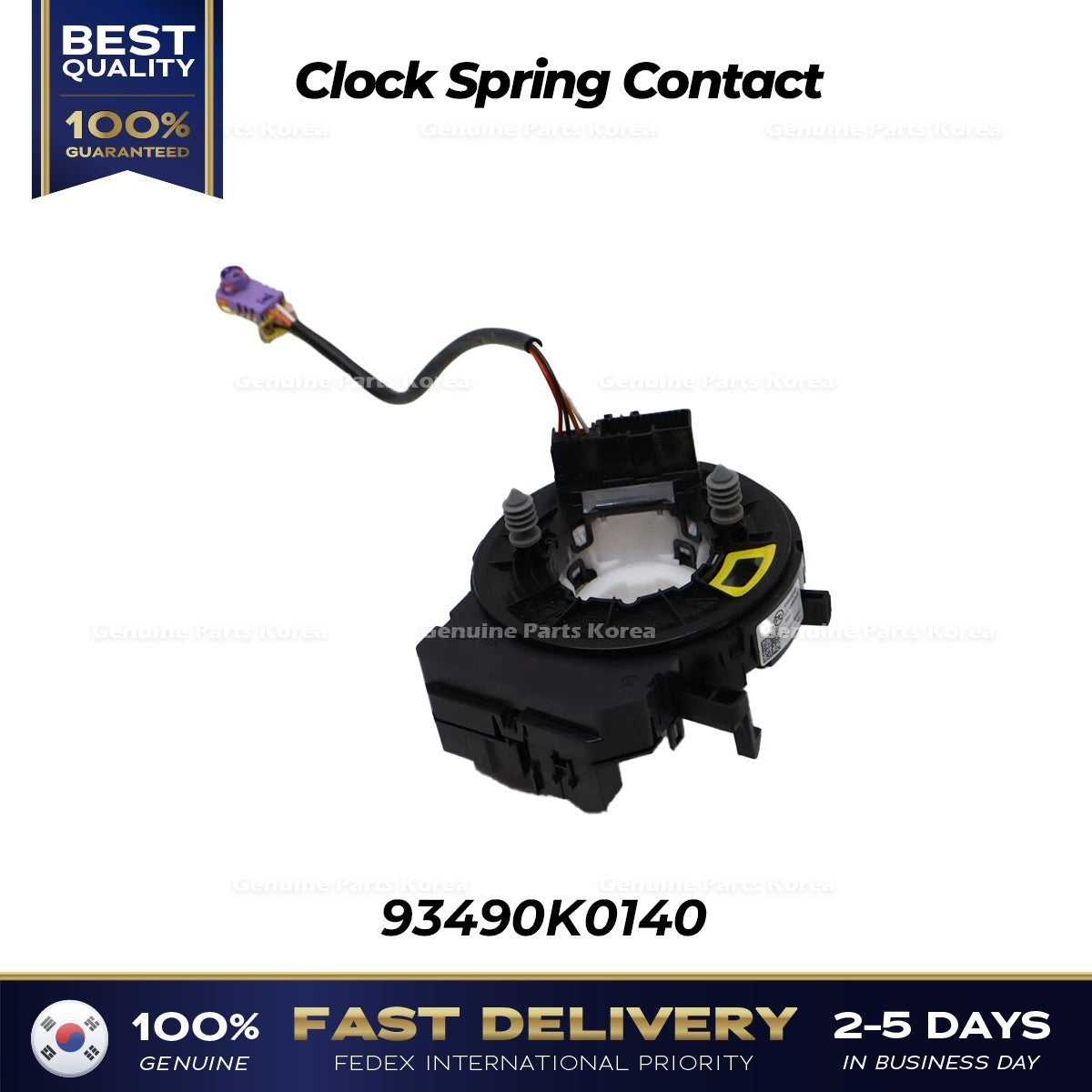 Genuine Clock Spring Contact 93490K0140 for Kia Soul