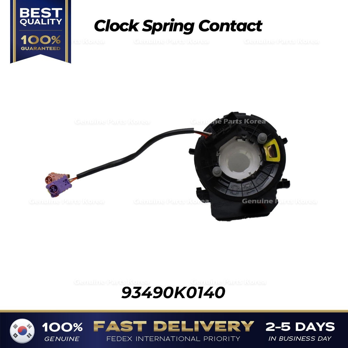 Genuine Clock Spring Contact 93490K0140 for Kia Soul