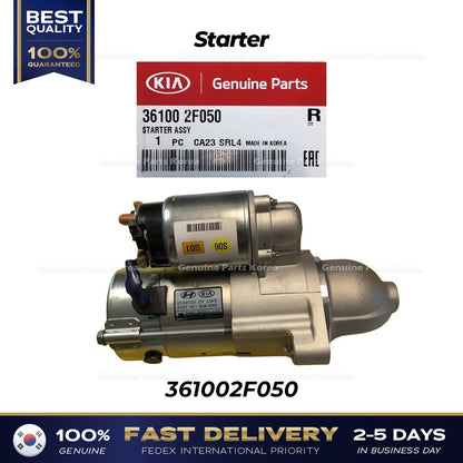 Genuine Starter 361002F050 for Hyundai Santa Fe Kia Sorento