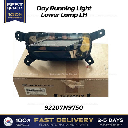Genuine Day Running Light Lower Lamp LH 92207N9750 for Hyundai Tucson