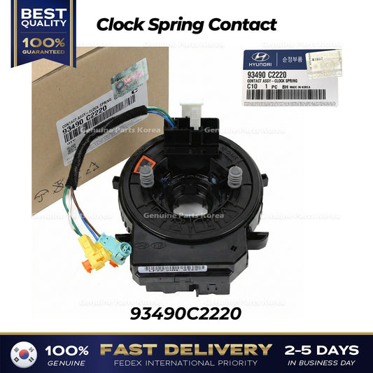 Genuine Clock Spring Contact 93490C2220 for Hyundai Sonata
