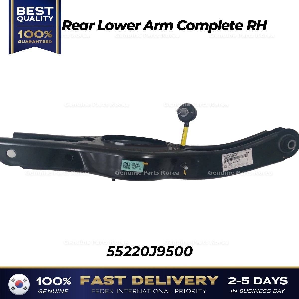 Genuine Rear Lower Arm Complete RH 55220J9500 for Hyundai Kona