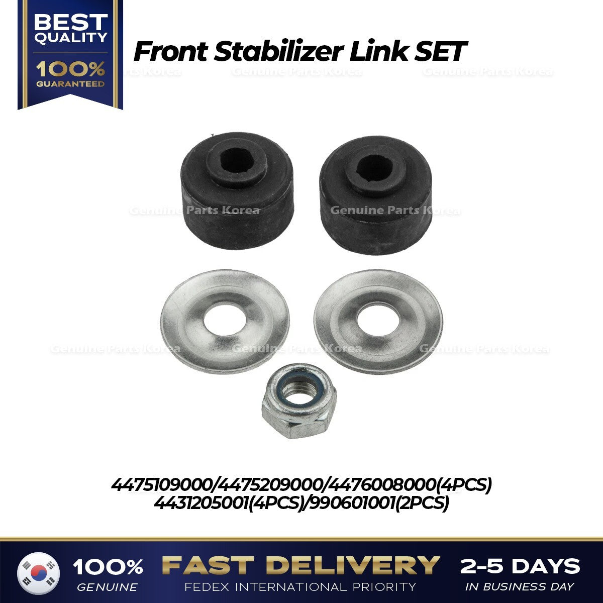Genuine Front Stabilizer Link SET 4475109000 4475209000 for Ssangyong Rexton