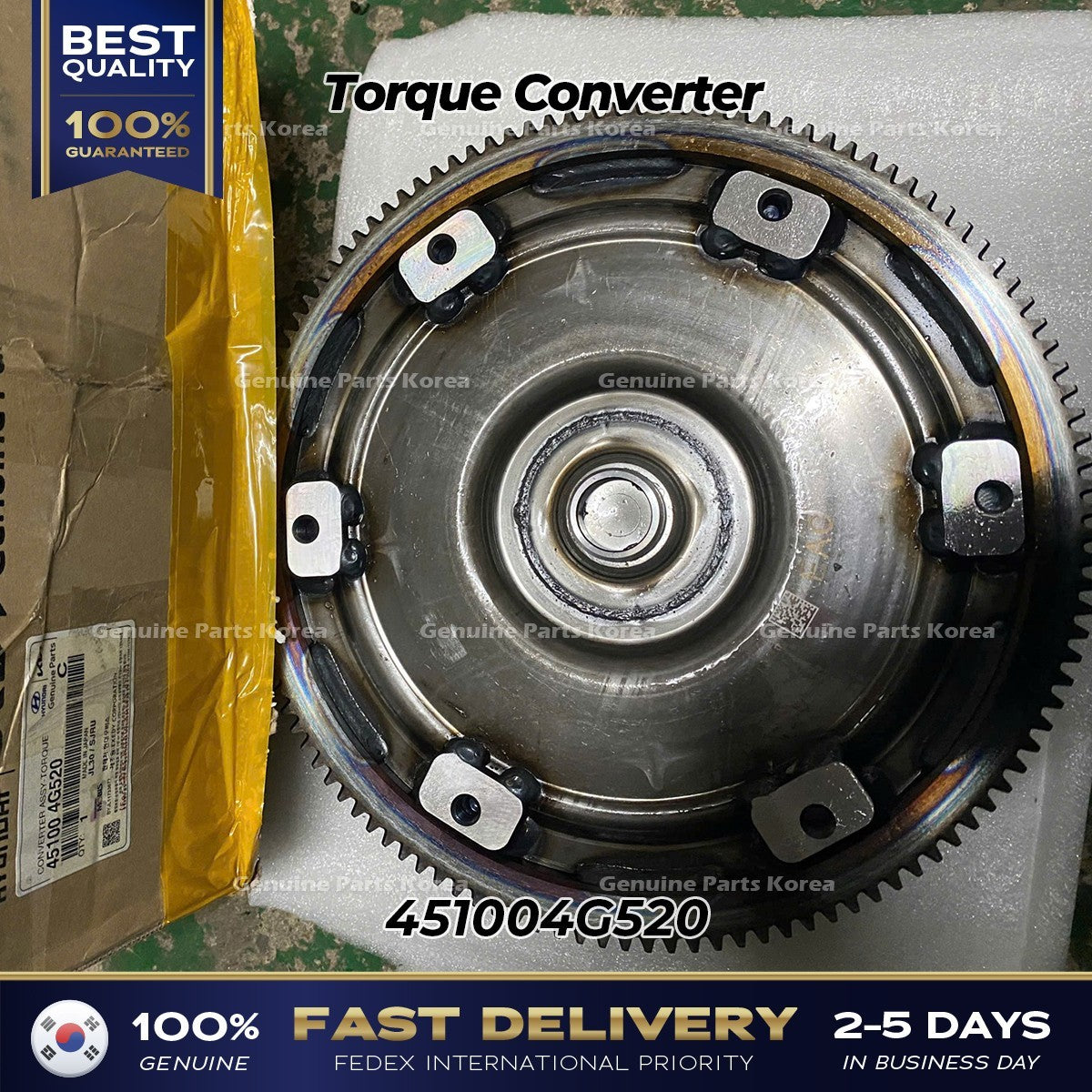 Genuine Torque Converter 451004G520 for Hyundai Sonata Kia Sorento