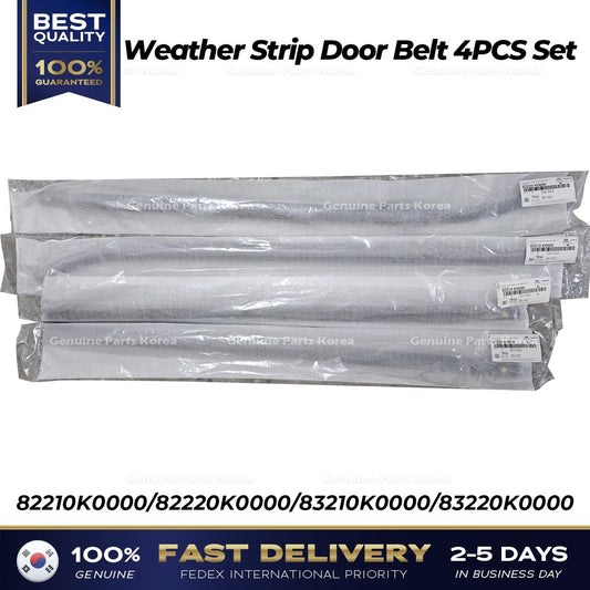 Genuine Weather Strip Door Belt 4PCS Set for Kia Forte
