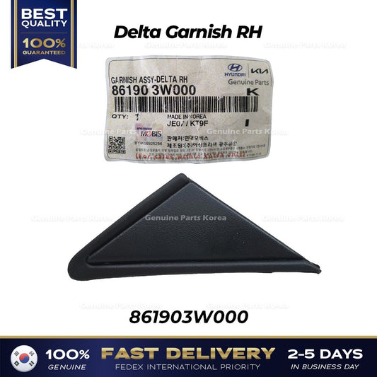 Genuine Delta Garnish RH 861903W000 for Kia Sportage