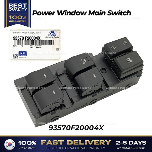 Genuine Power Window Main Switch 93570F20004X for Hyundai Elantra