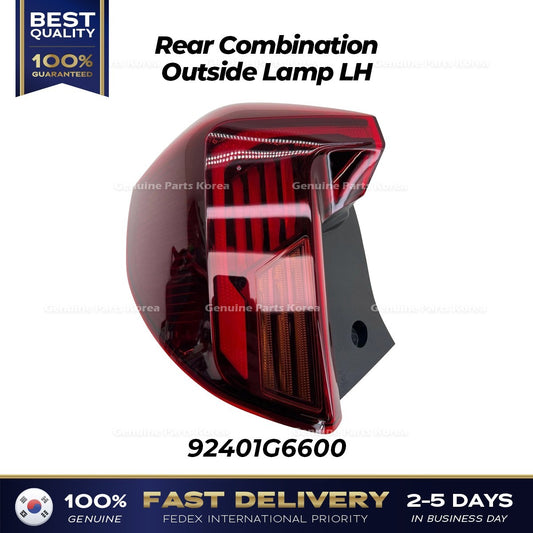 Genuine Rear Combination Outside Lamp LH 92401G6600 for Kia Picanto